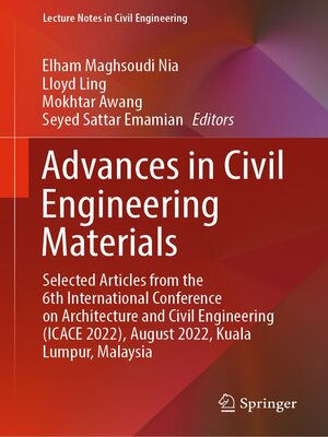 cover image of Advances in Civil Engineering Materials